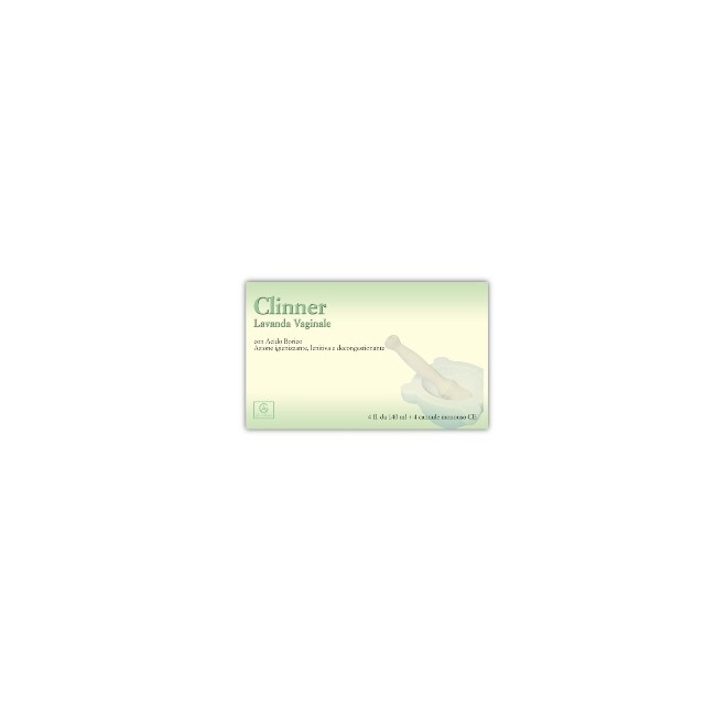 CLINNER LAVANDA VAGINALE 4 FLACONI 140 ML + 4 CANNULE VAGINALI MONOUSO IN BLISTER CLINNER LAVANDA VAGINALE 4 FLACONI 140 ML + 4 CANNULE VAGINALI MONOUSO IN BLISTER
