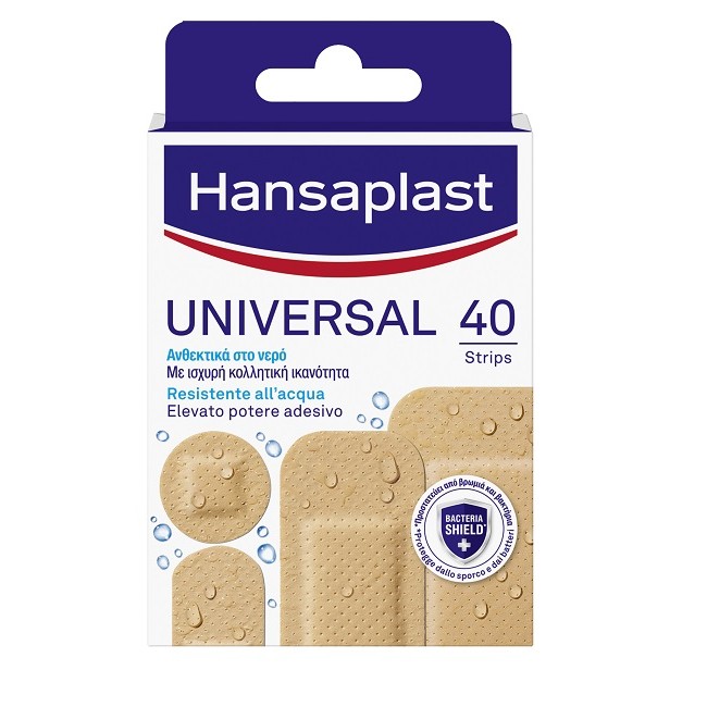 CEROTTO HANSAPLAST UNIVERSAL ASSORTITI 40 PEZZI CEROTTO HANSAPLAST UNIVERSAL ASSORTITI 40 PEZZI