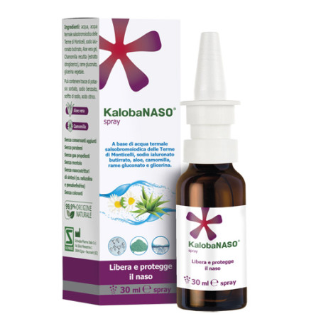 Flacone da 30 ml di Kalobanaso Spray Decongestionante Mucolitico Per Raffreddore e Sinusite. Flacone da 30 ml di Kalobanaso Spray Decongestionante Mucolitico Per Raffreddore e Sinusite.