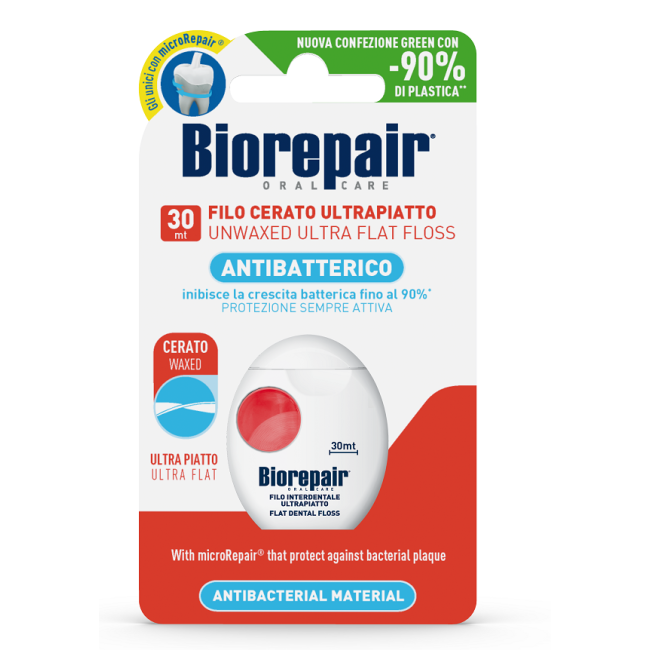 BIOREPAIR ORAL CARE ANTIBATTERICO FILO NON CERATO ULTRAPIATTO DENTI SENSIBILI 25+5 METRI BIOREPAIR ORAL CARE ANTIBATTERICO FILO NON CERATO ULTRAPIATTO DENTI SENSIBILI 25+5 METRI
