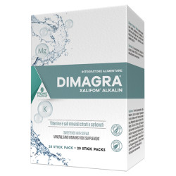 Confezione da 20 bustine di Dimagra Xaliform, integratore per il benessere muscolare.