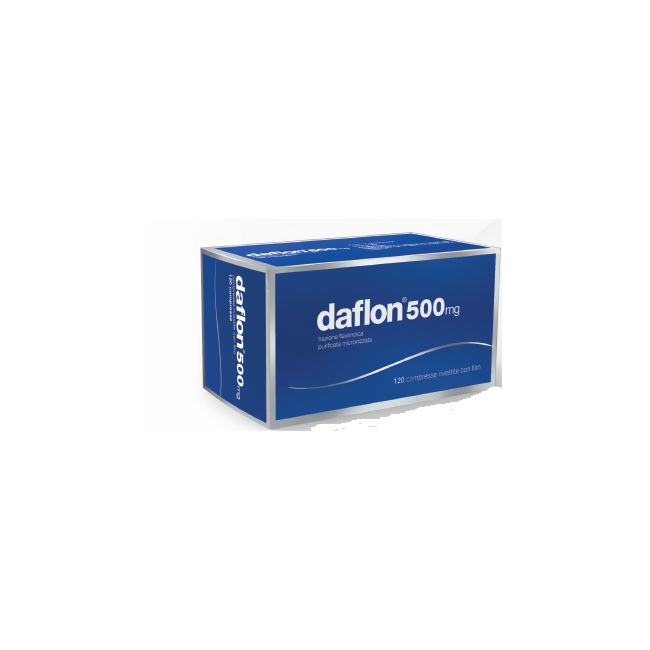 Daflon 500 mg 120 compresse rivestite con film Daflon 500 mg 120 compresse rivestite con film