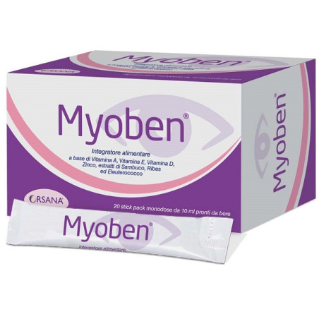 Myoben 20 Stick Pack Monodose Da 10 Ml