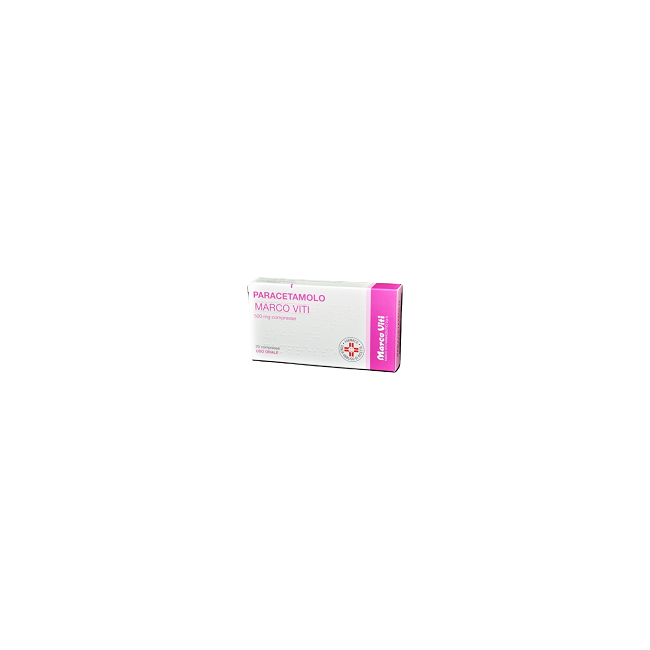 PARACETAMOLO MARCO VITI 20 CPR 500 MG PARACETAMOLO MARCO VITI 20 CPR 500 MG