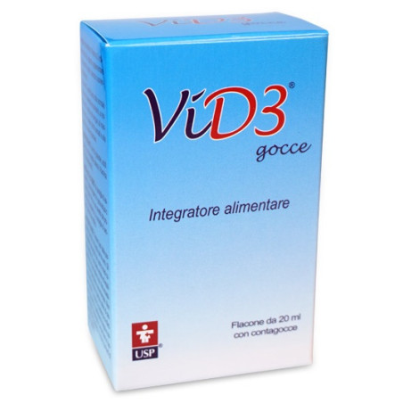 ViD3 Integratore Di Vitamina D3 Per Ossa Muscoli e Difese Immunitarie 20 Ml ViD3 Integratore Di Vitamina D3 Per Ossa Muscoli e Difese Immunitarie 20 Ml