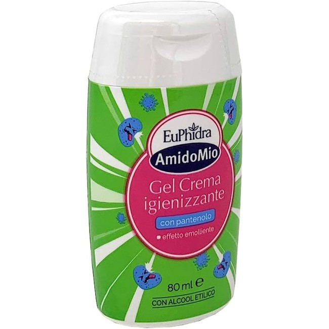 EUPHIDRA AMIDOMIO GEL CREMA IGIENIZZANTE MANI 80 ML EUPHIDRA AMIDOMIO GEL CREMA IGIENIZZANTE MANI 80 ML