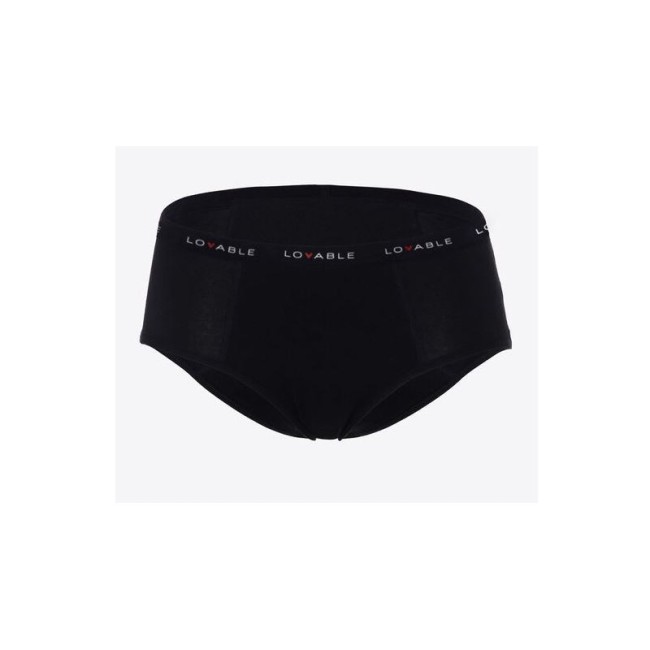 LOVABLE PERIOD PANTIES CULOTTE FLUSSO ABBONDANTE NERO SMALL LOVABLE PERIOD PANTIES CULOTTE FLUSSO ABBONDANTE NERO SMALL