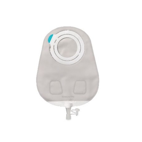 SENSURA MIO FLEX SISTEMA 2 PEZZI CON AGGANCIO ADESIVO SACCA MULTICHAMBER PER UROSTOMIA RIVESTITA 35MM DA 550 ML 30 PEZZI