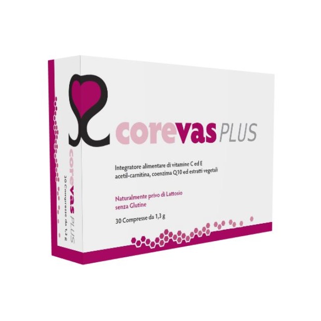 COREVAS PLUS 30 COMPRESSE COREVAS PLUS 30 COMPRESSE