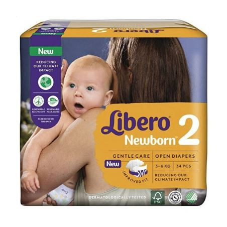 LIBERO NEWBORN PANNOLINO PER BAMBINO TAGLIA 2 3-6 34 PEZZI LIBERO NEWBORN PANNOLINO PER BAMBINO TAGLIA 2 3-6 34 PEZZI