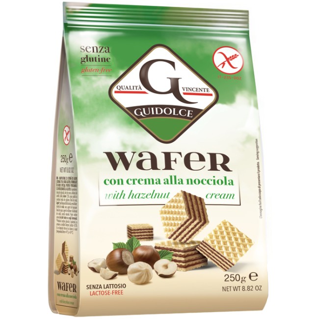 WAFER GUSTO NOCCIOLA 250 G WAFER GUSTO NOCCIOLA 250 G