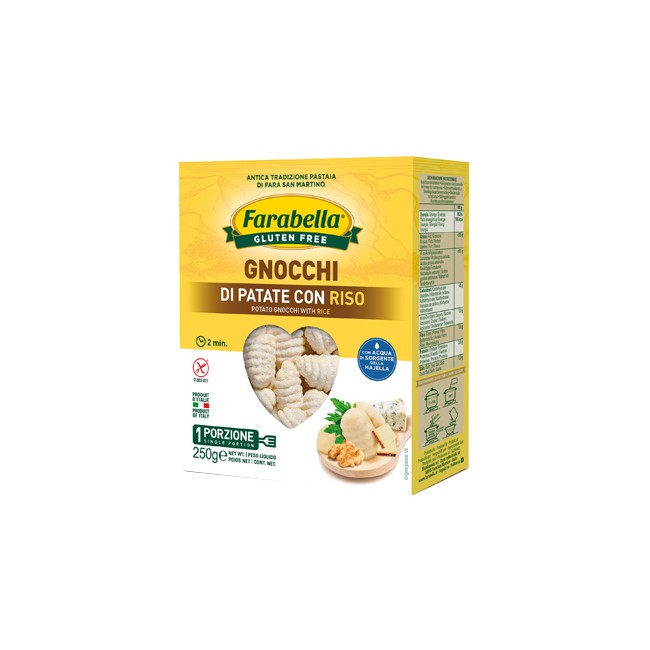 FARABELLA GNOCCHI PATATE CON RISO 250 G FARABELLA GNOCCHI PATATE CON RISO 250 G