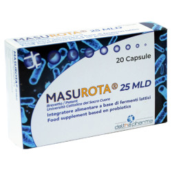Masurota 25 MLD Integratore Di Probiotici e Inulina 20 Capsule