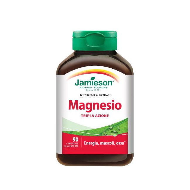 JAMIESON MAGNESIO TRIPLA AZIONE 90 COMPRESSE JAMIESON MAGNESIO TRIPLA AZIONE 90 COMPRESSE