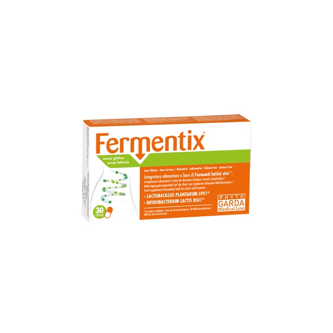 Fermentix Integratore di fermenti lattici vivi 30 capsule Fermentix Integratore di fermenti lattici vivi 30 capsule