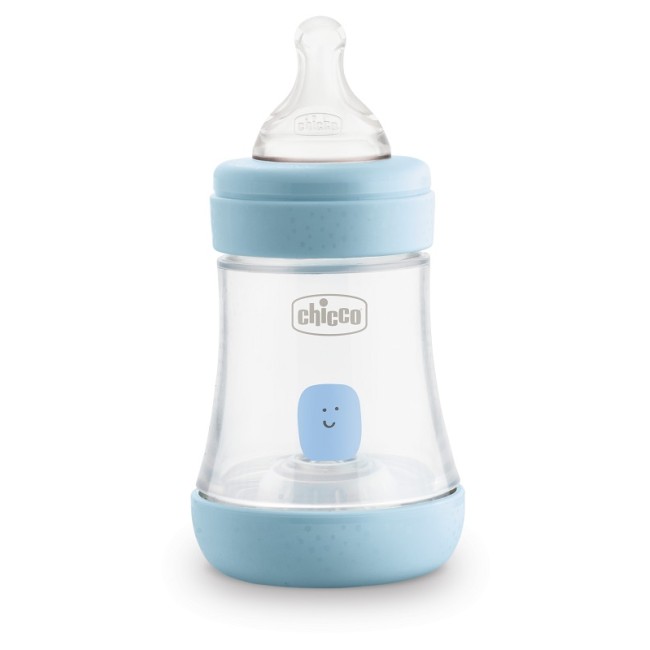 CHICCO BIBERON PERFECT 5 BOY 150 ML IN SILICONE 1 FORO CHICCO BIBERON PERFECT 5 BOY 150 ML IN SILICONE 1 FORO