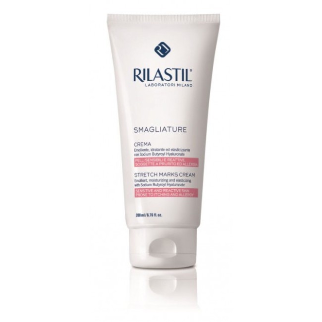 Tubo da 200 ml di Rilastil Crema Smagliature Pelli Sensibili Tubo da 200 ml di Rilastil Crema Smagliature Pelli Sensibili