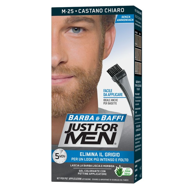 JUST FOR MEN BARBA & BAFFI M25 CASTANO CHIARO 51 G