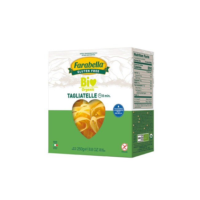 FARABELLA BIO TAGLIATELLE MAIS-RISO 340 G FARABELLA BIO TAGLIATELLE MAIS-RISO 340 G
