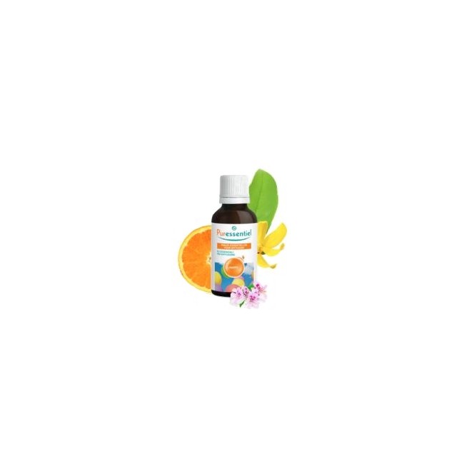 PURESSENTIEL MISCELA HAPPY ECOCERT MISCELA PER DIFFUSIONE HAPPY CERTIFICATA ECOCERT 30 ML PURESSENTIEL MISCELA HAPPY ECOCERT MISCELA PER DIFFUSIONE HAPPY CERTIFICATA ECOCERT 30 ML