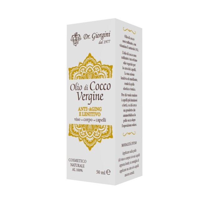 OLIO DI COCCO VERGINE 50 ML OLIO DI COCCO VERGINE 50 ML