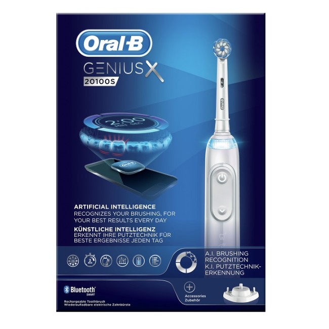 ORAL-B POWER GENIUSX 20100S WHITE ORAL-B POWER GENIUSX 20100S WHITE