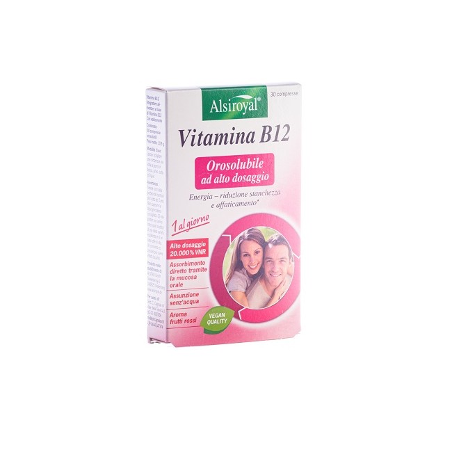 VITAMINA B12 OROSOLUBILE 30 COMPRESSE VITAMINA B12 OROSOLUBILE 30 COMPRESSE