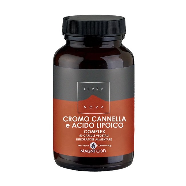TERRANOVA CROMO/CANNELLA/ACIDO LIPOICO COMPLEX 50 CAPSULE TERRANOVA CROMO/CANNELLA/ACIDO LIPOICO COMPLEX 50 CAPSULE