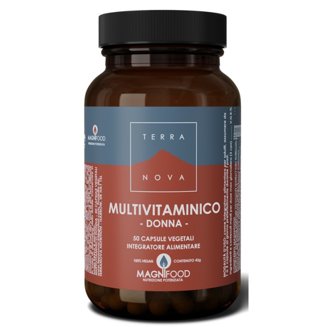 TERRANOVA MULTIVITAMINICO DONNA 50 CAPSULE TERRANOVA MULTIVITAMINICO DONNA 50 CAPSULE