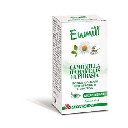 Eumill Gocce oculari con camomilla per occhi stanchi 10 ml Eumill Gocce oculari con camomilla per occhi stanchi 10 ml