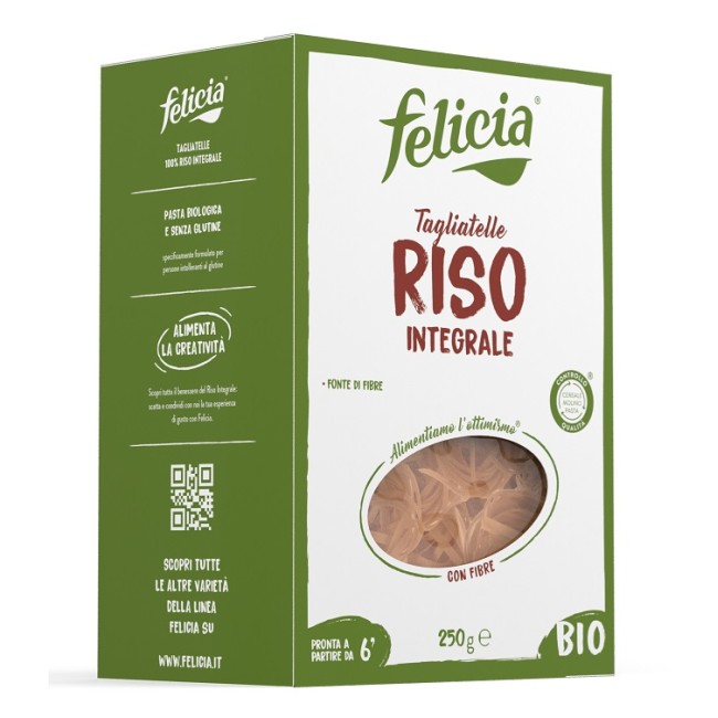 FELICIA TAGLIATELLE RISO INTEGRALE 250 G FELICIA TAGLIATELLE RISO INTEGRALE 250 G