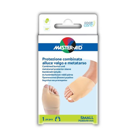 PROTEZIONE MASTER-AID PER ALLUCE VALGO E METATARSO S 1 PEZZO