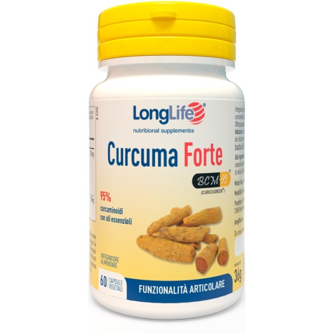 Longlife Curcuma Forte Integratore Alimentare 60 Capsule Longlife Curcuma Forte Integratore Alimentare 60 Capsule