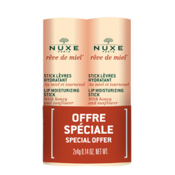 NUXE REVE DE MIEL DUO STICK LEVRES HYDRATANT 2 X 4 G