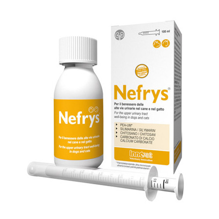 NEFRYS VEG 100 100 ML CON SIRINGA DOSATRICE ALIMENTO COMPLEMENTARE PER CANI E GATTI NEFRYS VEG 100 100 ML CON SIRINGA DOSATRICE ALIMENTO COMPLEMENTARE PER CANI E GATTI