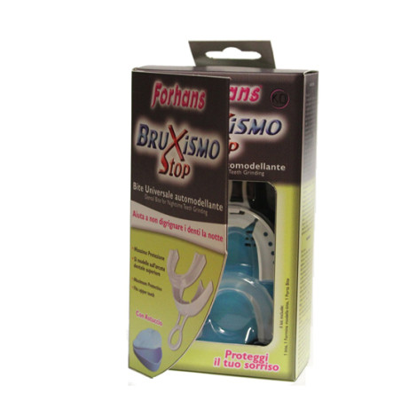 BITE UNIVERSALI AUTOMODELLANTI BRUXISMO STOP FORHANS 2 PEZZI BITE UNIVERSALI AUTOMODELLANTI BRUXISMO STOP FORHANS 2 PEZZI