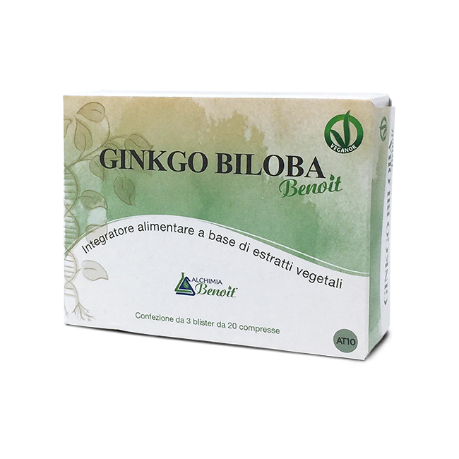GINKO BILOBA BENOIT 60 COMPRESSE DA 500 MG GINKO BILOBA BENOIT 60 COMPRESSE DA 500 MG