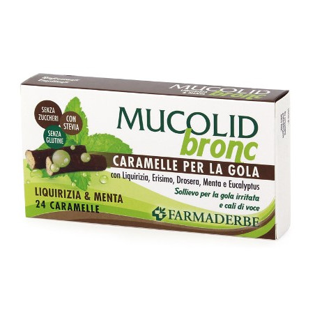 MUCOLID BRONC MENTA LIQUIRIZIA CARAMELLE 70 G MUCOLID BRONC MENTA LIQUIRIZIA CARAMELLE 70 G