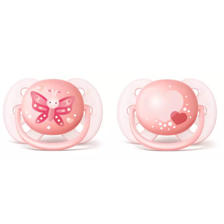 SUCCHIETTO ULTRA SOFT 0/6M DECORATO FEMMINA SCF 223/20
