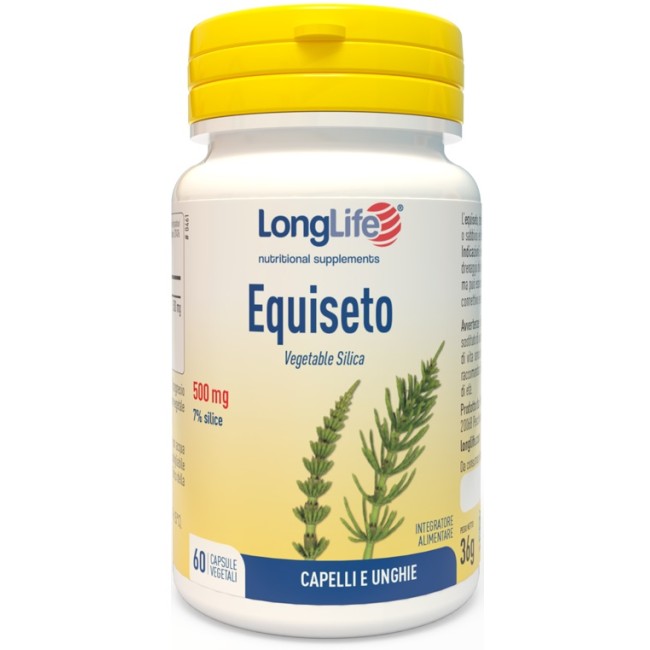 Longlife Equiseto 2,5% In Silice Integratore Alimentare 60 Capsule Longlife Equiseto 2,5% In Silice Integratore Alimentare 60 Capsule