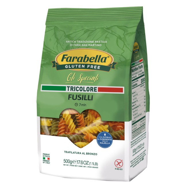 Farabella Fusilli Tricolore 500 G Farabella Fusilli Tricolore 500 G
