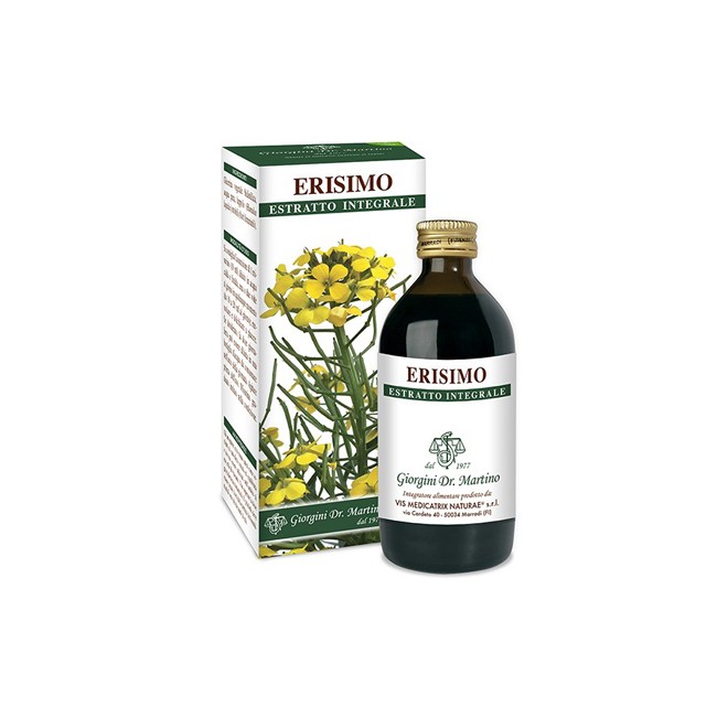 ERISIMO ESTRATTO INTEGRALE 200 ML ERISIMO ESTRATTO INTEGRALE 200 ML