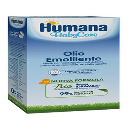 HUMANA BABY CARE OLIO EMOLLIENTE 250 ML HUMANA BABY CARE OLIO EMOLLIENTE 250 ML