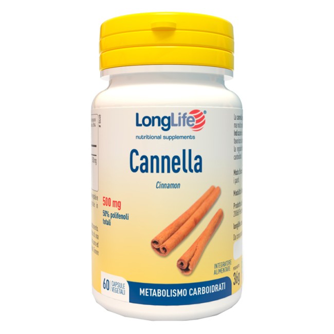 LongLife Cannella Integratore Alimentare 60 Capsule LongLife Cannella Integratore Alimentare 60 Capsule