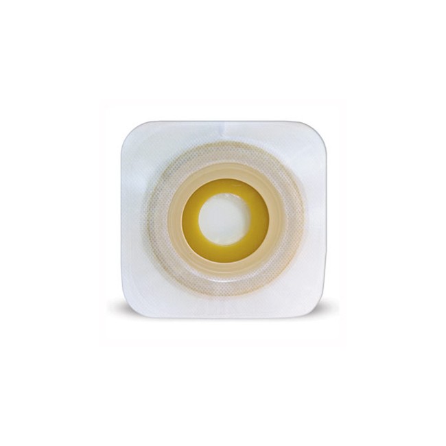 PLACCA PIANA MODELLABILE PER STOMIA DUE PEZZI 22-33MM FLANGIA 48MM CON ADESIVO IDROCOLLOIDALE 5 PEZZI PLACCA PIANA MODELLABILE PER STOMIA DUE PEZZI 22-33MM FLANGIA 48MM CON ADESIVO IDROCOLLOIDALE 5 PEZZI