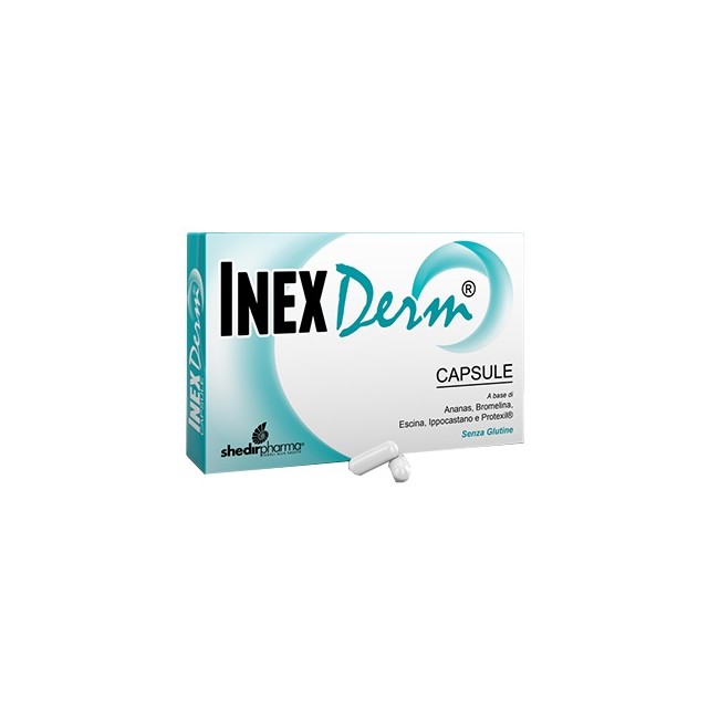 INEXDERM 30 CAPSULE BLISTER ASTUCCIO 15,75 G INEXDERM 30 CAPSULE BLISTER ASTUCCIO 15,75 G