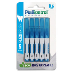 PLAKKONTROL SCOVOLINO INTERDENTALE FLEXI BRUSH06 BLISTER 5 PEZZI