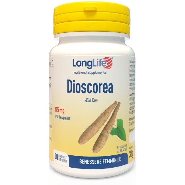 Longlife Dioscorea Integratore Alimentare 60 Capsule Longlife Dioscorea Integratore Alimentare 60 Capsule