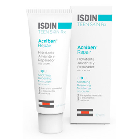 Isdin Acniben Repair Gel crema viso idratante e lenitiva 40 ml