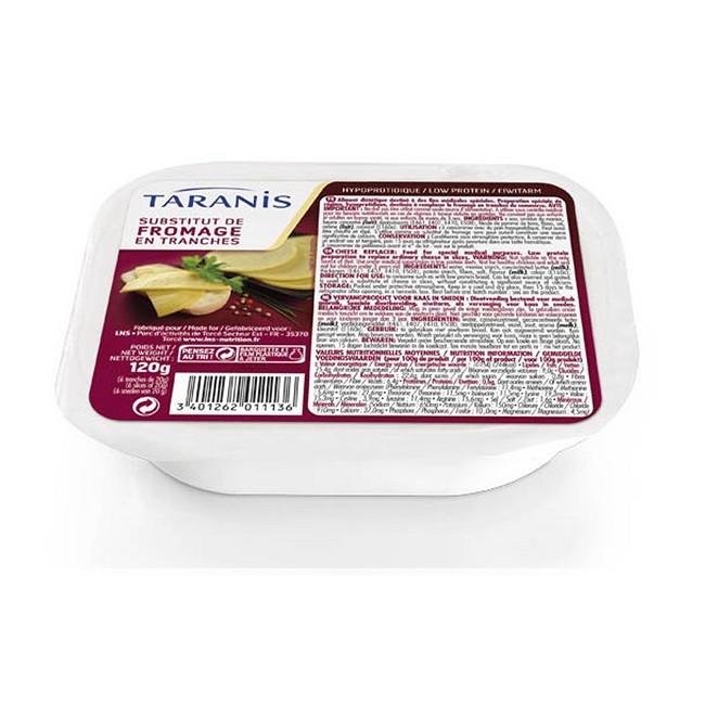 TARANIS SOSTITUTO DEL FORMAGGIO A FETTE 6 FETTE 20 G TARANIS SOSTITUTO DEL FORMAGGIO A FETTE 6 FETTE 20 G